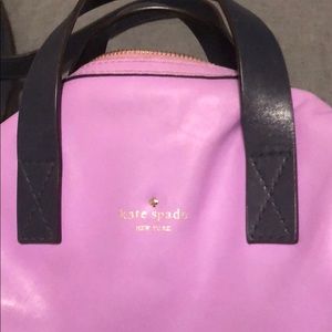 Kate Spade Purple + Navy Purse